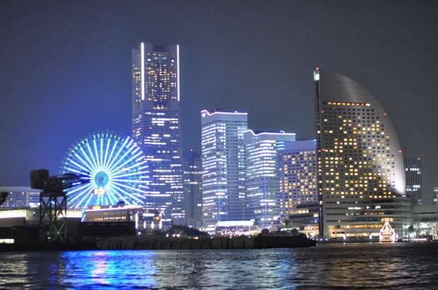 横浜港　みなとみらい夜景